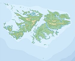 Monte Edgeworth ubicada en Islas Malvinas
