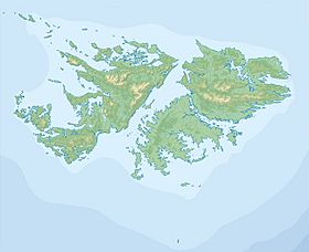 Puerto Esperanza ubicada en Islas Malvinas