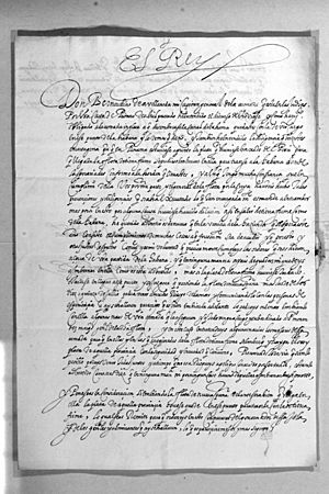 Archivo:Felipe II a Bernardino de Avellaneda 1596