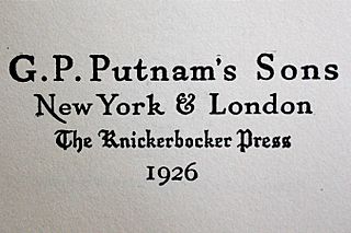 G.P. Putnam's Sons The Knickerbocker Press.jpg