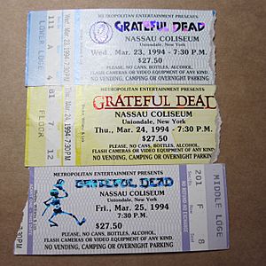 Archivo:Grateful Dead tickets for Nassau Coliseum run, Spring 1994