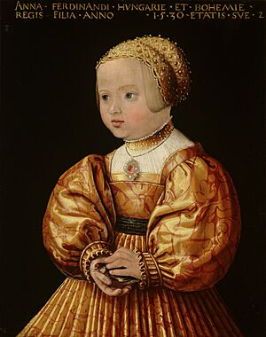 Archivo:Jacob Seisenegger - Portrait of Anna of Austria (1528-1590), Aged Two - 270 - Mauritshuis