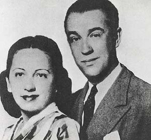 Archivo:Juscelino Kubitschek con Sarah Gomes de Lemos