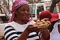 Kalanga woman selling Morojwa Natural fruit 3