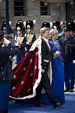 Archivo:King Willem-Alexander and Queen Maxima on the inauguration 2013