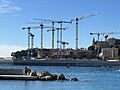 Le Portier (chantier) à Monaco en novembre 2021