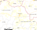 Map commune FR insee code 53091