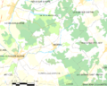 Map commune FR insee code 72195