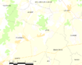 Map commune FR insee code 89222