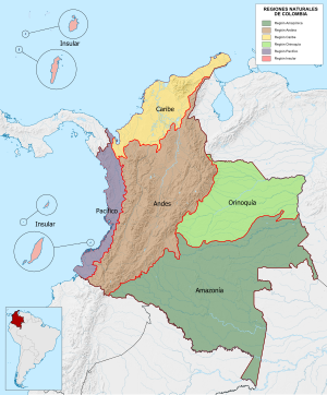 Archivo:Mapa de Colombia (regiones naturales)