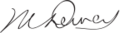 Melvil Dewey Signature