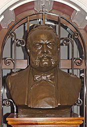 Miguel Grau Seminario bust, Birkenhead Town Hall 2
