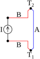 Peltier effect circuit