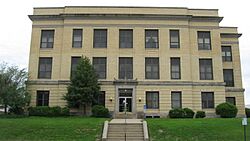 Pike County Courthouse in Petersburg from southwest.jpg