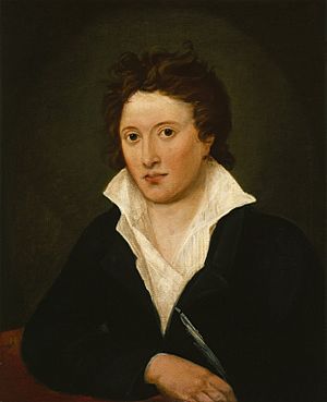 Archivo:Portrait of Percy Bysshe Shelley by Curran, 1819