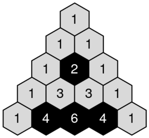 Archivo:Sierpinski Gasket in Pascal's Triangle