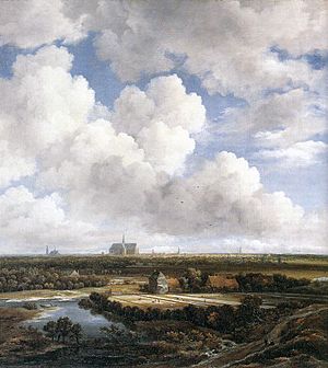 Archivo:View of Haarlem with Bleaching Grounds c1665 Ruisdael