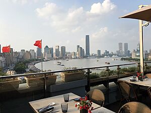 Archivo:Vista aérea de Shanghai