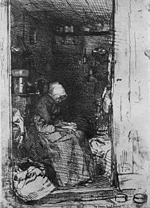 Whistler James La Vieille aux loques 1858