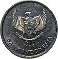 100 rupiah coin obverse