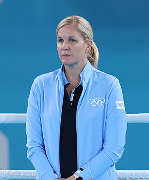 2018-10-17 Boxing lightweight Boys' –60 kg at 2018 Summer Youth Olympics – Victory ceremony (Martin Rulsch) 2.jpg
