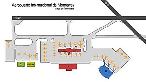 Archivo:Aeropuerto de Monterrey Mapa de Terminales