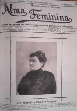 Archivo:Alma Feminina, 31 de Outubro de 1907 - Carolina Beatriz Ângelo