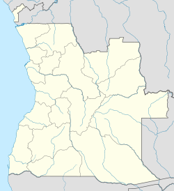 Lucapa ubicada en Angola