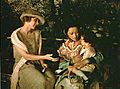 Anna May Wong holds child in The Toll of the Sea