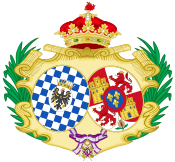 Coat of Arms of Infanta Isabel Fernanda of Spain.svg
