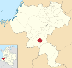 Almaguer ubicada en Cauca (Colombia)