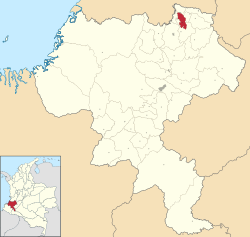 Guachené ubicada en Cauca (Colombia)