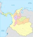 Colombia in 1886