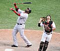 David Ortiz foul