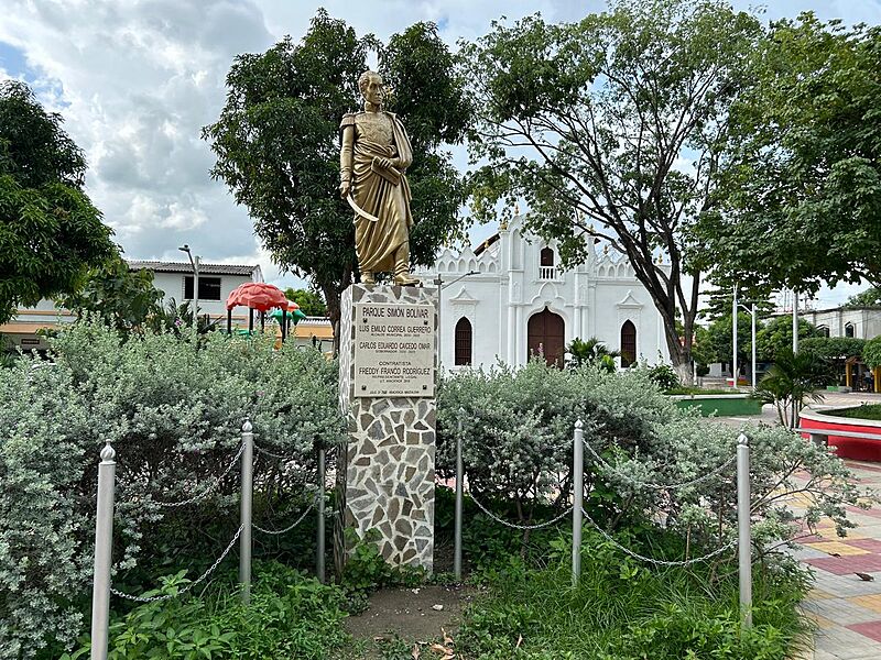 Estatua de Bolívar, Aracataca, Colombia