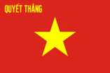 Bandera del Ejército Popular de Vietnam