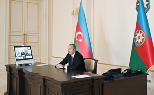 Archivo:Ilham Aliyev chaired a Security Council meeting (cropped)