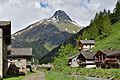 Innergschlöss - Blick aus Innergschlöss zum Vorderen Kesselkopf 2718 m