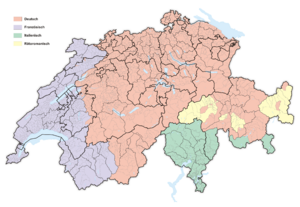 Archivo:Karte Schweizer Sprachgebiete 2013.2