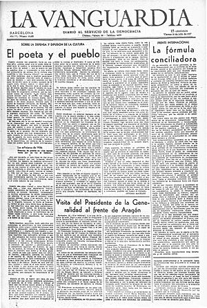 Archivo:La Vanguardia El poeta y el pueblo Antonio Machado