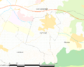 Map commune FR insee code 11088