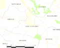 Map commune FR insee code 11283