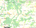 Map commune FR insee code 72053