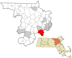 Middlesex County Massachusetts incorporated and unincorporated areas Newton highlighted.svg