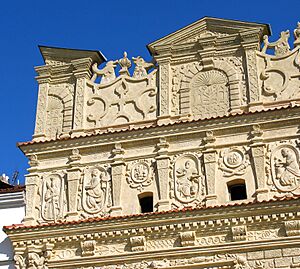 Archivo:Mikołaj Przybyła`s house attic in Kazimierz Dolny in Poland