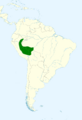 Primolius couloni map
