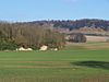 Remains of Boxley Abbey and North Downs - geograph.org.uk - 1101929.jpg
