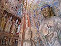 Side wall statues Yungang