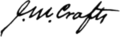 Signature of James Mason Crafts (1839–1917)