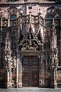 Strasbourg Cathédrale Notre Dame portail nord Saint-Laurent